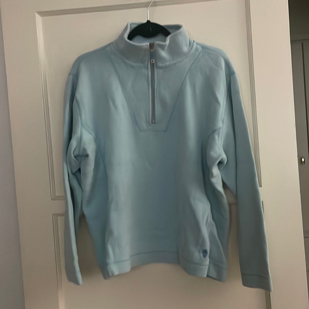 Tommy Bahama blue, female zipper half